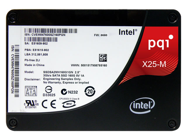2.5�h SATA�U SSD X25-M